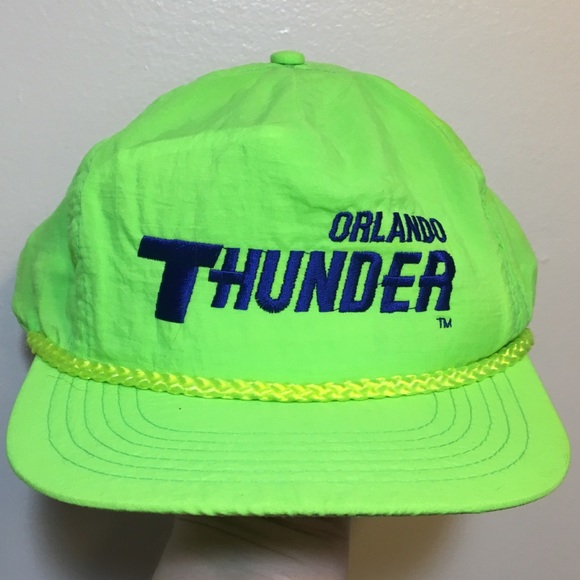 Head To Toe Other - Rare '92 Neon Green Orlando Thunder Snapback NWOT